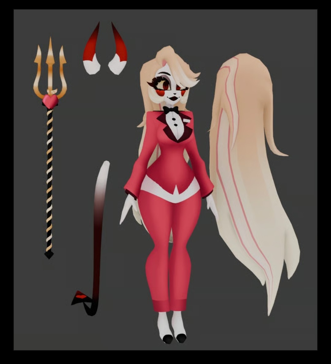 Chaggie (Charlie & Vaggie From Hazbin Hotel) Screenshot