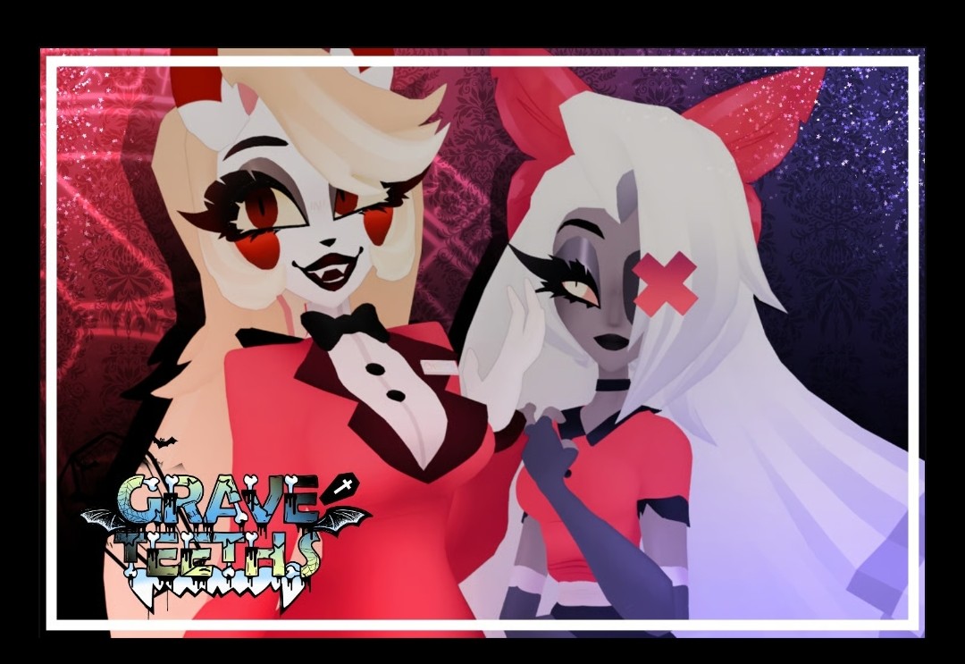 Chaggie (Charlie & Vaggie From Hazbin Hotel) Screenshot