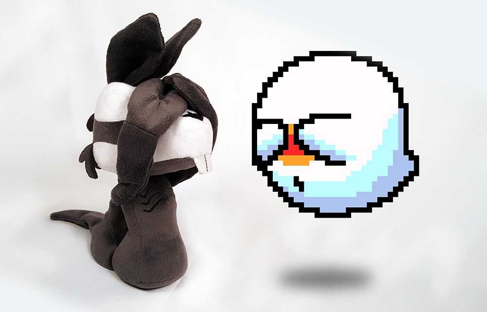 Harvey plushy from Savestate Comics Screenshot