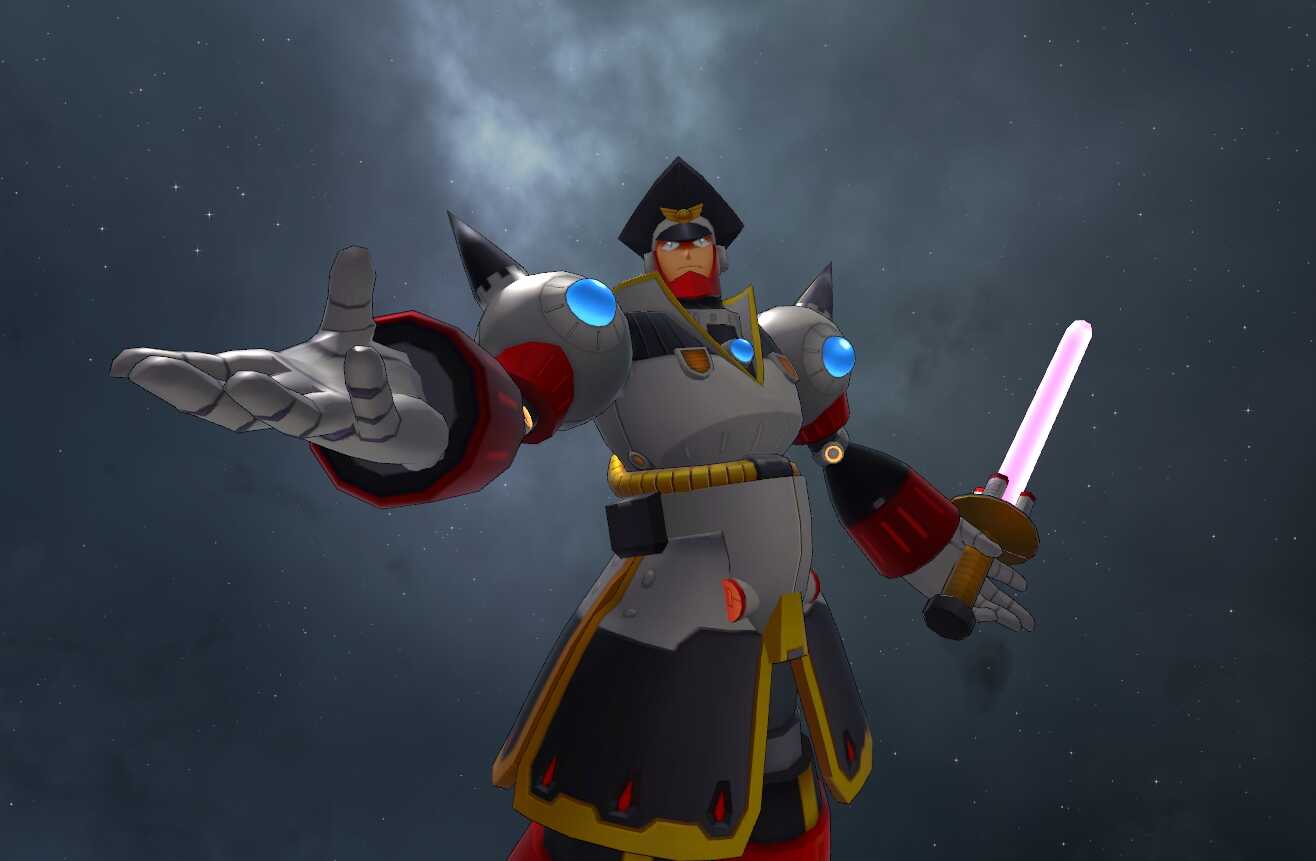 Megaman X4 - Colonel (Fullbody, Visemes, 1 Texture, Animations) Screenshot
